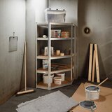 Homezone kotni regal z visoko nosilnostjo noah, srebrna | Shoptok.si