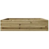  Vrtno cvetlično korito 100x100x23 cm impregnirana borovina | Shoptok.si