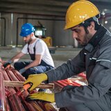  Radne farmer hlače GREENLAND royal plavo-crne | shoptok.hr