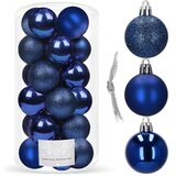  Plave Kuglice za Božićno Drvce 4 cm 20 komada | shoptok.hr