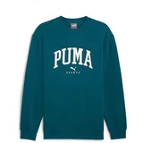 Puma Sweater majica 'SQUAD' petrol / bijela