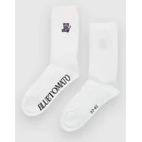Icon Nogavice white / bear violet