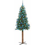  Mršavo božićno drvce Zelena 180 cm PVC i čvrsto drvo bora | shoptok.hr