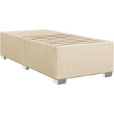  Krevet s oprugama i madracem krem 90 x 200 cm od tkanine | shoptok.hr