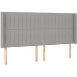  box spring s madracem LED svjetlosivi 180x200 cm tkanina | shoptok.hr