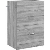 vidaXL Kopalniški kabinet pod umivalnikom Siva Sonoma, (5000246349) | Shoptok.si