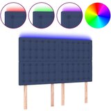  Uzglavlje plavo 144x5x118/128 cm od tkanine | shoptok.hr