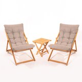 Hanah home Baštenski set 2 stolice i sto, Braon-Bež Cijene