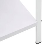 Police za knjige s 3 razine bijele 60 x 27,6 x 90,5 cm drvene | shoptok.hr