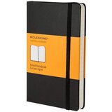 Moleskine Žepna beležnica trda platnica, črna - črte Cene