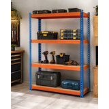 Office Elegante Industrijska Metalna Polica 178x120x45 cm 4 Nivoa Nosivost 600 kg ( OE-MS-17812045 ) Cene