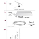 PAULMANN 94442 - KOMPLET 5xGU5,3/10W kompletan sajlni sistem SALT 230V matni hrom | Eponuda.com