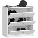 AKORD Mini Omarica Za Čevlje, 3 Preklopna Vrata, Bela, (5000332837) | Shoptok.si