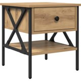 vidaXL Noćni ormarići 2 kom Artisan hrast 40x42x45 cm inženjersko drvo | shoptok.hr
