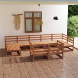  The Living Store Vrtna sedežna garnitura 9-delna trdna borovina - Vrtna Sedežna Garnitura, (21475005) | Shoptok.si