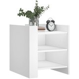  Noćni ormarić bijeli 45 x 50 x 50 cm od konstruiranog drva | shoptok.hr