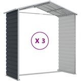  Vrtno spremište antracit 191 x 300 x 198 cm pocinčani čelik | shoptok.hr