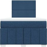 vidaXL Krevet s oprugama i madracem plavi 120 x 190 cm od tkanine | shoptok.hr