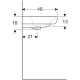 Geberit Selnova Square 65 lavabo 500.299.01.1(5) | ePonuda.com