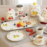Easy Life Servirni krožnik Fancy Fruit 34x15cm / porcelan, (5000267728) | Shoptok.si