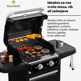 Blumfeldt ElectricPro električni žar, Zmogljiv, Zložljive stranske mizice, Vgrajen termometer | Shoptok.si