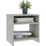  Noćni ormarići 2 kom boja betona 40x30x40 cm konstruirano drvo Siva | shoptok.hr