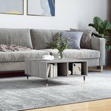 vidaXL Klubska mizica siva sonoma 60x60x30 cm inženirski les Cene