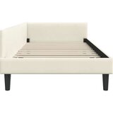 vidaXL Krevetni okvir sa kutnim dizajnom Krema 90 x 200 cm | shoptok.hr