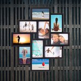  Okvir za 10 fotografija (crni) | shoptok.hr