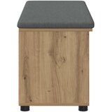  Klupa za cipele s jastučićem Hrast artisan 100 x 38 x 46 cm | shoptok.hr