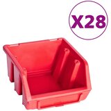  The Living Store 141-delni komplet zabojčkov za shranjevanje s stenskim panelom - Komplet Zabojčkov Za Shranjevanje, (21454468) | Shoptok.si