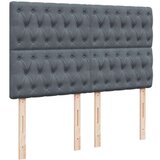  Krevet s oprugama i madracem tamnosivi 140x190 cm baršunasti | shoptok.hr