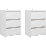  Noćni ormarići 2 kom bijeli 40x35x62 5 cm od konstruiranog drva Cijene
