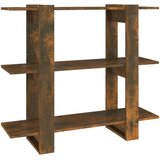  Knjižna omara/pregrada dimljeni hrast 100x30x87 cm, (20705087) | Shoptok.si