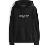 Tommy Hilfiger Majica 'Brand Love' mornarska / ognjeno rdeča / črna / bela Cene
