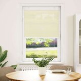 vidaXL Plisirana roleta krem 70x100 cm širina tkanine 69,4 cm | shoptok.hr