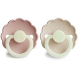 FRIGG® tolažilna duda daisy silicone night blush & cream | Shoptok.si