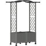  Povišeni krevet s mrežom i krovom Svjetlosiva 125 x 40 x 144 cm | Eponuda.com