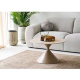 House Nordic Bež okrogla klubska mizica s keramično ploščo ø 70 cm Annecy – | Shoptok.si