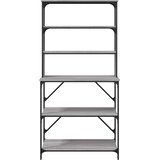  Pekarski stalak sa 6 razina sivog sonome 90x40x180 cm drveni | shoptok.hr