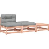  The Living Store Vrtni kavč brez naslonjal z blazinami in stolčki za noge - Vrtni Kavč, (21447789) | Shoptok.si