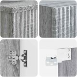  Set namještaja za kupaonicu 2 kom. Siva Sonoma 33 x 34.5 x 100 cm | Shoptok.si
