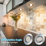 CLOKSH 67–75 mm ultra ploski zatemnljiv vgradni led reflektor odprta embalaža | Shoptok.si