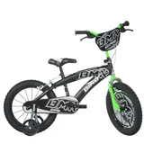 BMX crno-zelene dječji bicikl veličine 14 - bicikl