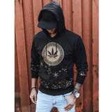 DStreet Black men's sweatshirt with print BX5325 | shoptok.hr
