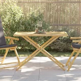 Sklopivi vrtni stol 115 x 55 x 75 cm od bambusa