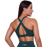 GymBeam ženski sportski grudnjak Ignite Dark Green 92128