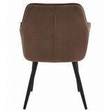 JORK stolica - smeđi baršun / crne noge x 2 | shoptok.hr
