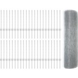 vidaXL zavarena žičana ograda s 5 panela Siva 0.5x100 m čelik | shoptok.hr