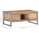  Stolić za kavu 95 x 50 x 40 cm od grubog drva manga | Eponuda.com